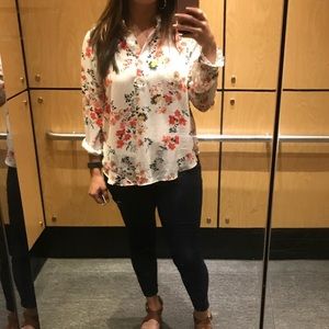 Loft - Floral Top - L